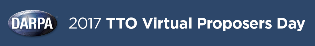 2017 TTO Virtual Proposers Day 