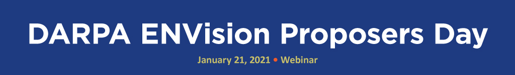 DARPA ENVision Proposers Day